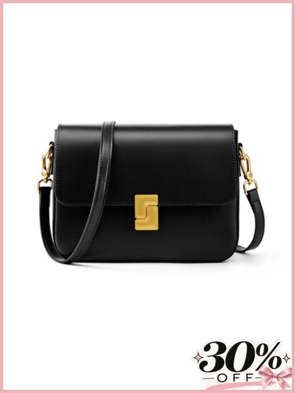 Genuine Leather Crossbody Shoulder Bag Satchel Purse for Women